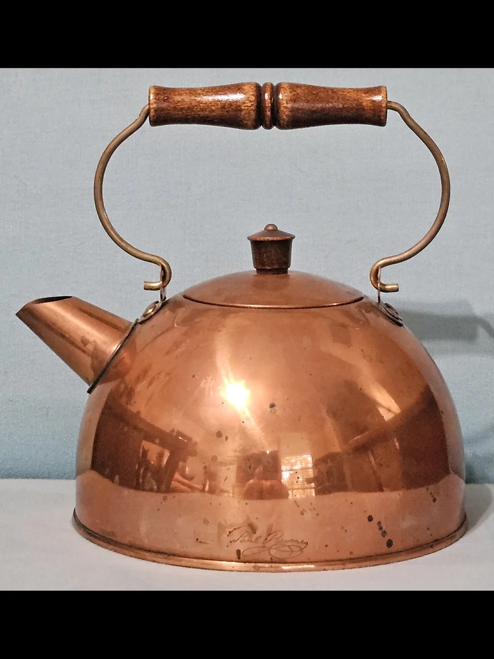 Vintage Revere Ware Stovetop Copper Tea Kettle
